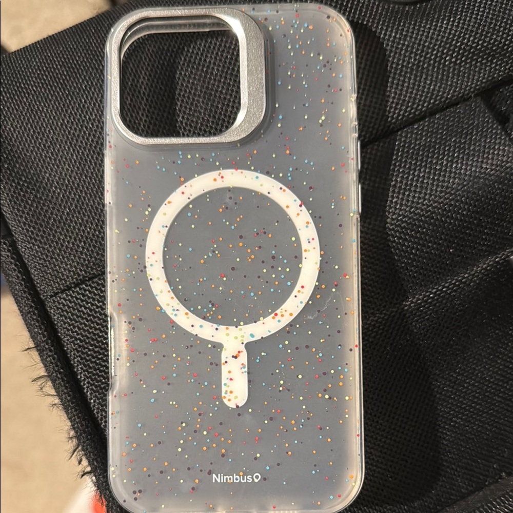 Clear Glitter Phone Case